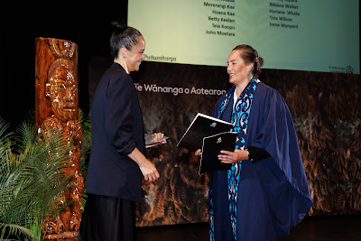 Photo from the TWoA Whirikoka 2023 Graduation (Gisborne), held at the War Memorial Theatre, Gisborne, East Coast, New Zealand on Wednesday 5 April, 2023. Photo by Mike Walen / KeyImagery Photography. Copyright: © Te Wānanga o Aotearoa.