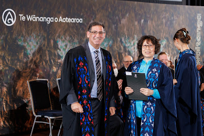 Photo from the TWoA Tāmaki Makaurau 2023 November Graduations (Ceremony 2 @ 6pm), held at the Due Drop Events Centre, Manukau, Auckland, New Zealand on Tuesday, 28 November, 2023. Photo: Mike Walen / KeyImagery Photography. Copyright: © Te Wānanga o Aotearoa.