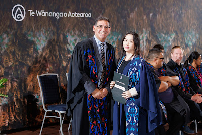 Photo from the TWoA Tāmaki Makaurau 2023 November Graduations (Ceremony 2 @ 6pm), held at the Due Drop Events Centre, Manukau, Auckland, New Zealand on Tuesday, 28 November, 2023. Photo: Mike Walen / KeyImagery Photography. Copyright: © Te Wānanga o Aotearoa.