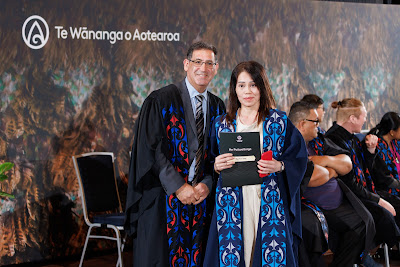 Photo from the TWoA Tāmaki Makaurau 2023 November Graduations (Ceremony 2 @ 6pm), held at the Due Drop Events Centre, Manukau, Auckland, New Zealand on Tuesday, 28 November, 2023. Photo: Mike Walen / KeyImagery Photography. Copyright: © Te Wānanga o Aotearoa.