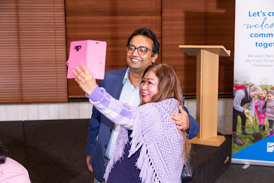 Photo from the 2022 Hamilton City Council Welcoming Week Launch held in the Reception Lounge at Hamilton City Council, Hamilton, Waikato, New Zealand. Taken: Friday, 9 September, 2022. Photography: Paul Melton for KeyImagery Photography. Copyright: © Hamilton City Council.