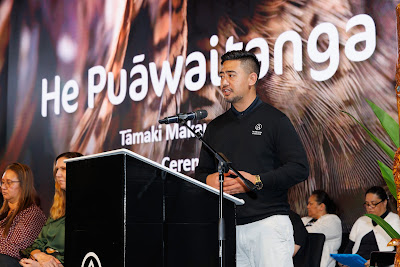 Photo from Ceremony 4 of the TWoA Tāmaki Makaurau 2025 Graduations (May 2025) held at the Mangere Arts Centre in Auckland, New Zealand on Tuesday, 27 May, 2025. Photo by Mike Walen / KeyImagery Photography. Copyright: © 2025 Te Wānanga o Aotearoa.