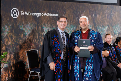 Photo from the TWoA Tāmaki Makaurau 2023 November Graduations (Ceremony 2 @ 6pm), held at the Due Drop Events Centre, Manukau, Auckland, New Zealand on Tuesday, 28 November, 2023. Photo: Mike Walen / KeyImagery Photography. Copyright: © Te Wānanga o Aotearoa.