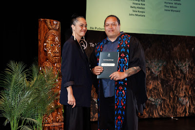 Photo from the TWoA Whirikoka 2023 Graduation (Gisborne), held at the War Memorial Theatre, Gisborne, East Coast, New Zealand on Wednesday 5 April, 2023. Photo by Mike Walen / KeyImagery Photography. Copyright: © Te Wānanga o Aotearoa.