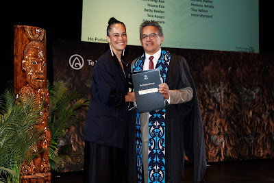 Photo from the TWoA Whirikoka 2023 Graduation (Gisborne), held at the War Memorial Theatre, Gisborne, East Coast, New Zealand on Wednesday 5 April, 2023. Photo by Mike Walen / KeyImagery Photography. Copyright: © Te Wānanga o Aotearoa.