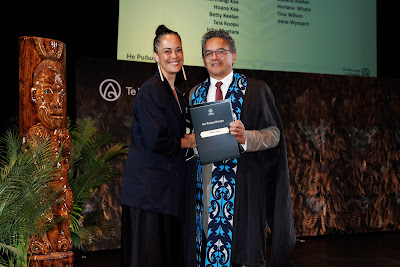 Photo from the TWoA Whirikoka 2023 Graduation (Gisborne), held at the War Memorial Theatre, Gisborne, East Coast, New Zealand on Wednesday 5 April, 2023. Photo by Mike Walen / KeyImagery Photography. Copyright: © Te Wānanga o Aotearoa.