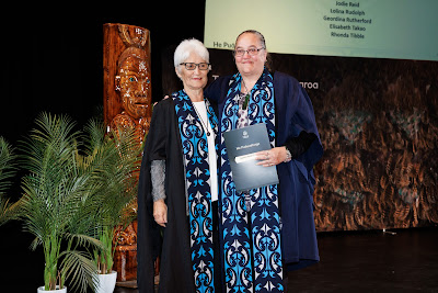 Photo from the TWoA Whirikoka 2023 Graduation (Gisborne), held at the War Memorial Theatre, Gisborne, East Coast, New Zealand on Wednesday 5 April, 2023. Photo by Mike Walen / KeyImagery Photography. Copyright: © Te Wānanga o Aotearoa.
