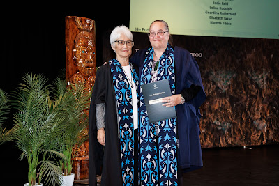 Photo from the TWoA Whirikoka 2023 Graduation (Gisborne), held at the War Memorial Theatre, Gisborne, East Coast, New Zealand on Wednesday 5 April, 2023. Photo by Mike Walen / KeyImagery Photography. Copyright: © Te Wānanga o Aotearoa.