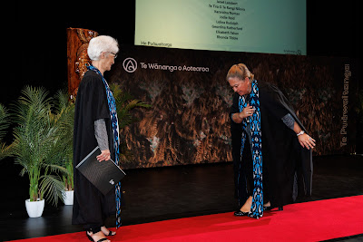 Photo from the TWoA Whirikoka 2023 Graduation (Gisborne), held at the War Memorial Theatre, Gisborne, East Coast, New Zealand on Wednesday 5 April, 2023. Photo by Mike Walen / KeyImagery Photography. Copyright: © Te Wānanga o Aotearoa.