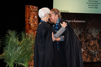 Photo from the TWoA Whirikoka 2023 Graduation (Gisborne), held at the War Memorial Theatre, Gisborne, East Coast, New Zealand on Wednesday 5 April, 2023. Photo by Mike Walen / KeyImagery Photography. Copyright: © Te Wānanga o Aotearoa.