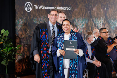 Photo from the TWoA Tāmaki Makaurau 2023 November Graduations (Ceremony 2 @ 6pm), held at the Due Drop Events Centre, Manukau, Auckland, New Zealand on Tuesday, 28 November, 2023. Photo: Mike Walen / KeyImagery Photography. Copyright: © Te Wānanga o Aotearoa.