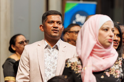 Photo from the HCC NZ Citizenship Ceremony (Afternoon) held in The Atrium, Wintec/Te Pukenga, Hamilton, Waikato, New Zealand at 3:30pm on Monday, 12 February, 2024. Photo: Mike Walen / KeyImagery Photography. Copyright: © Hamilton City Council.