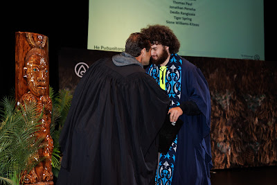 Photo from the TWoA Whirikoka 2023 Graduation (Gisborne), held at the War Memorial Theatre, Gisborne, East Coast, New Zealand on Wednesday 5 April, 2023. Photo by Mike Walen / KeyImagery Photography. Copyright: © Te Wānanga o Aotearoa.