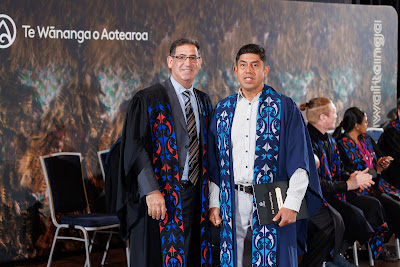 Photo from the TWoA Tāmaki Makaurau 2023 November Graduations (Ceremony 2 @ 6pm), held at the Due Drop Events Centre, Manukau, Auckland, New Zealand on Tuesday, 28 November, 2023. Photo: Mike Walen / KeyImagery Photography. Copyright: © Te Wānanga o Aotearoa.