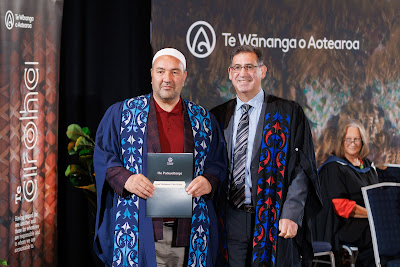 Photo from the TWoA Tāmaki Makaurau 2023 November Graduations (Ceremony 2 @ 6pm), held at the Due Drop Events Centre, Manukau, Auckland, New Zealand on Tuesday, 28 November, 2023. Photo: Mike Walen / KeyImagery Photography. Copyright: © Te Wānanga o Aotearoa.