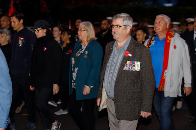 Photo from the Anzac Dawn Parade/Service held at Memorial Park, Hamilton, New Zealand. Taken: Sunday, 25 April 2021. Photo: Mike Walen / KeyImagery Photography. Copyright: © Hamilton City Council.