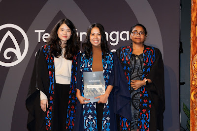 Photo from Ceremony 4 of the TWoA Tāmaki Makaurau 2025 Graduations (May 2025) held at the Mangere Arts Centre in Auckland, New Zealand on Tuesday, 27 May, 2025. Photo by Mike Walen / KeyImagery Photography. Copyright: © 2025 Te Wānanga o Aotearoa.