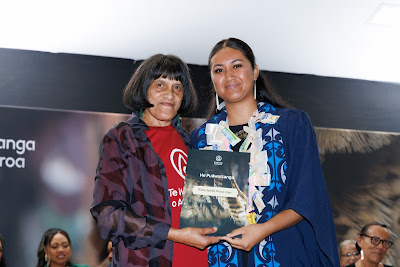 Photo from the TWoA Te Tai Tokerau (Kaitaia) 2025 Graduation held at Te Kura Kaupapa Maori o Pukemiro in Kaitaia, Northland, New Zealand on Monday, 14 April, 2025. Photo by Mike Walen / KeyImagery Photography. Copyright: © 2025 Te Wānanga o Aotearoa.
