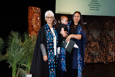 Photo from the TWoA Whirikoka 2023 Graduation (Gisborne), held at the War Memorial Theatre, Gisborne, East Coast, New Zealand on Wednesday 5 April, 2023. Photo by Mike Walen / KeyImagery Photography. Copyright: © Te Wānanga o Aotearoa.