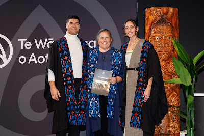 Photo from Ceremony 2 of the TWoA Tāmaki Makaurau 2025 Graduations (May 2025) held at the Mangere Arts Centre in Auckland, New Zealand on Monday, 26 May, 2025. Photo by Mike Walen / KeyImagery Photography. Copyright: © 2025 Te Wānanga o Aotearoa.