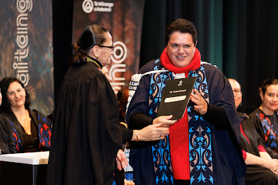 Photo from the TWoA Tāmaki Makaurau 2023 Graduations (Ceremony 4 @ 10am), held at the Due Drop Events Centre, Manukau, Auckland, New Zealand on Thursday, 8 June, 2023. Photo: Mike Walen / KeyImagery Photography. Copyright: © Te Wānanga o Aotearoa.