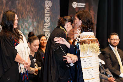 Photo from the TWoA Tāmaki Makaurau 2023 Graduations (Ceremony 4 @ 10am), held at the Due Drop Events Centre, Manukau, Auckland, New Zealand on Thursday, 8 June, 2023. Photo: Mike Walen / KeyImagery Photography. Copyright: © Te Wānanga o Aotearoa.