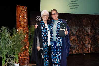 Photo from the TWoA Whirikoka 2023 Graduation (Gisborne), held at the War Memorial Theatre, Gisborne, East Coast, New Zealand on Wednesday 5 April, 2023. Photo by Mike Walen / KeyImagery Photography. Copyright: © Te Wānanga o Aotearoa.