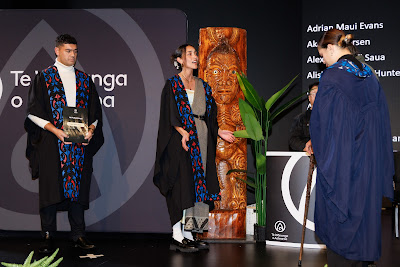 Photo from Ceremony 2 of the TWoA Tāmaki Makaurau 2025 Graduations (May 2025) held at the Mangere Arts Centre in Auckland, New Zealand on Monday, 26 May, 2025. Photo by Mike Walen / KeyImagery Photography. Copyright: © 2025 Te Wānanga o Aotearoa.