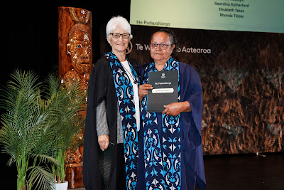 Photo from the TWoA Whirikoka 2023 Graduation (Gisborne), held at the War Memorial Theatre, Gisborne, East Coast, New Zealand on Wednesday 5 April, 2023. Photo by Mike Walen / KeyImagery Photography. Copyright: © Te Wānanga o Aotearoa.