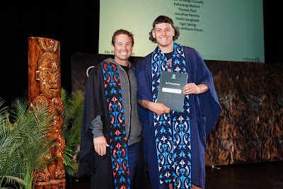 Photo from the TWoA Whirikoka 2023 Graduation (Gisborne), held at the War Memorial Theatre, Gisborne, East Coast, New Zealand on Wednesday 5 April, 2023. Photo by Mike Walen / KeyImagery Photography. Copyright: © Te Wānanga o Aotearoa.