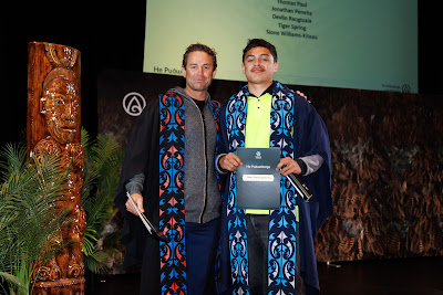 Photo from the TWoA Whirikoka 2023 Graduation (Gisborne), held at the War Memorial Theatre, Gisborne, East Coast, New Zealand on Wednesday 5 April, 2023. Photo by Mike Walen / KeyImagery Photography. Copyright: © Te Wānanga o Aotearoa.