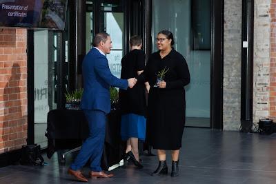 Photo from the HCC NZ Citizenship Ceremony 1 (Morning) held at The Atrium, Wintec/Te Pukenga, Hamilton, Waikato, New Zealand at 10:00am on Monday, 15 April, 2024. Photo: Mike Walen / KeyImagery Photography. Copyright: © Hamilton City Council.