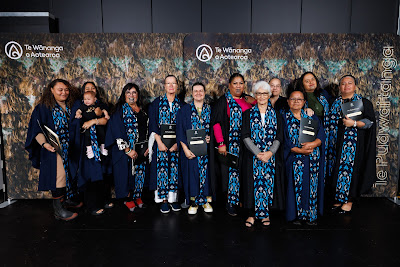 Photo from the TWoA Whirikoka 2023 Graduation (Gisborne), held at the War Memorial Theatre, Gisborne, East Coast, New Zealand on Wednesday 5 April, 2023. Photo by Mike Walen / KeyImagery Photography. Copyright: © Te Wānanga o Aotearoa.