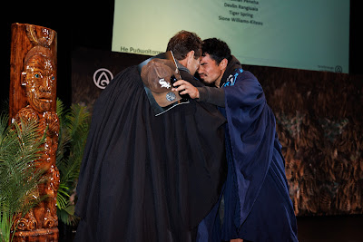 Photo from the TWoA Whirikoka 2023 Graduation (Gisborne), held at the War Memorial Theatre, Gisborne, East Coast, New Zealand on Wednesday 5 April, 2023. Photo by Mike Walen / KeyImagery Photography. Copyright: © Te Wānanga o Aotearoa.