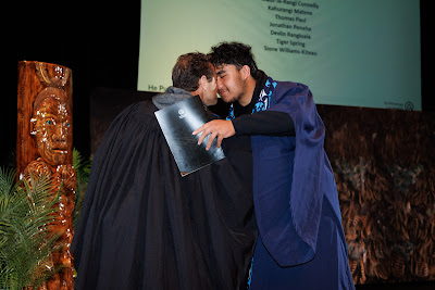 Photo from the TWoA Whirikoka 2023 Graduation (Gisborne), held at the War Memorial Theatre, Gisborne, East Coast, New Zealand on Wednesday 5 April, 2023. Photo by Mike Walen / KeyImagery Photography. Copyright: © Te Wānanga o Aotearoa.