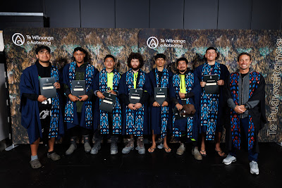Photo from the TWoA Whirikoka 2023 Graduation (Gisborne), held at the War Memorial Theatre, Gisborne, East Coast, New Zealand on Wednesday 5 April, 2023. Photo by Mike Walen / KeyImagery Photography. Copyright: © Te Wānanga o Aotearoa.