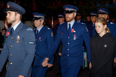 Photo from the Anzac Dawn Parade/Service held at Memorial Park, Hamilton, New Zealand. Taken: Sunday, 25 April 2021. Photo: Mike Walen / KeyImagery Photography. Copyright: © Hamilton City Council.