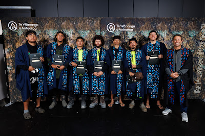 Photo from the TWoA Whirikoka 2023 Graduation (Gisborne), held at the War Memorial Theatre, Gisborne, East Coast, New Zealand on Wednesday 5 April, 2023. Photo by Mike Walen / KeyImagery Photography. Copyright: © Te Wānanga o Aotearoa.
