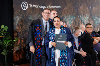 Photo from the TWoA Tāmaki Makaurau 2023 November Graduations (Ceremony 2 @ 6pm), held at the Due Drop Events Centre, Manukau, Auckland, New Zealand on Tuesday, 28 November, 2023. Photo: Mike Walen / KeyImagery Photography. Copyright: © Te Wānanga o Aotearoa.