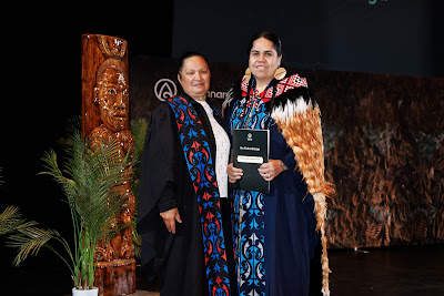 Photo from the TWoA Whirikoka 2023 Graduation (Gisborne), held at the War Memorial Theatre, Gisborne, East Coast, New Zealand on Wednesday 5 April, 2023. Photo by Mike Walen / KeyImagery Photography. Copyright: © Te Wānanga o Aotearoa.