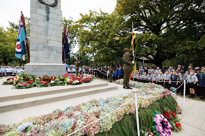 Photo from the Anzac Day 2024 Civic Service held at Memorial Park in Hamilton, Waikato, New Zealand on Thursday, 25 April, 2024. Photography by Mike Walen / KeyImagery Photography. Copyright: © Hamilton City Council.