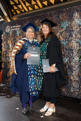 Photo from the TWoA Waiariki 2023 Graduations (Waiwhero), held at Te Puia, Rotorua, Bay of Plenty, New Zealand on Friday, 12 May, 2023. Photo: Mike Walen / KeyImagery Photography. Copyright: © Te Wānanga o Aotearoa.
