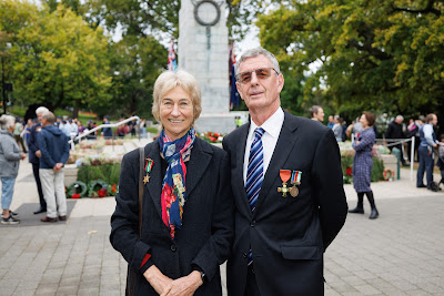 Photo from the Anzac Day 2024 Civic Service held at Memorial Park in Hamilton, Waikato, New Zealand on Thursday, 25 April, 2024. Photography by Mike Walen / KeyImagery Photography. Copyright: © Hamilton City Council.