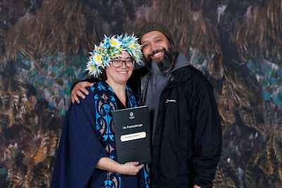 Photo from the TWoA Tāmaki Makaurau 2023 Graduations (Ceremony 3 @ 8pm), held at the Due Drop Events Centre, Manukau, Auckland, New Zealand on Wednesday, 7 June, 2023. Photo: Mike Walen / KeyImagery Photography. Copyright: © Te Wānanga o Aotearoa.