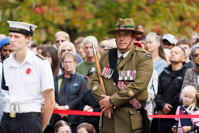Photo from the Anzac Day 2024 Civic Service held at Memorial Park in Hamilton, Waikato, New Zealand on Thursday, 25 April, 2024. Photography by Mike Walen / KeyImagery Photography. Copyright: © Hamilton City Council.