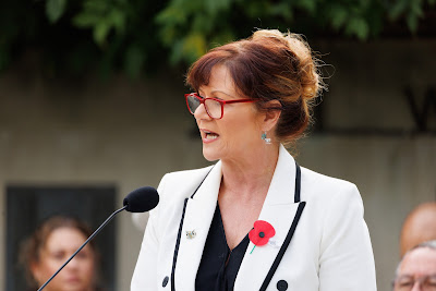 Photo from the Anzac Day 2024 Civic Service held at Memorial Park in Hamilton, Waikato, New Zealand on Thursday, 25 April, 2024. Photography by Mike Walen / KeyImagery Photography. Copyright: © Hamilton City Council.