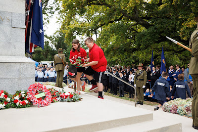 Photo from the Anzac Day 2024 Civic Service held at Memorial Park in Hamilton, Waikato, New Zealand on Thursday, 25 April, 2024. Photography by Mike Walen / KeyImagery Photography. Copyright: © Hamilton City Council.