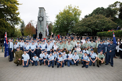 Photo from the Anzac Day 2024 Civic Service held at Memorial Park in Hamilton, Waikato, New Zealand on Thursday, 25 April, 2024. Photography by Mike Walen / KeyImagery Photography. Copyright: © Hamilton City Council.