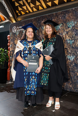 Photo from the TWoA Waiariki 2023 Graduations (Waiwhero), held at Te Puia, Rotorua, Bay of Plenty, New Zealand on Friday, 12 May, 2023. Photo: Mike Walen / KeyImagery Photography. Copyright: © Te Wānanga o Aotearoa.