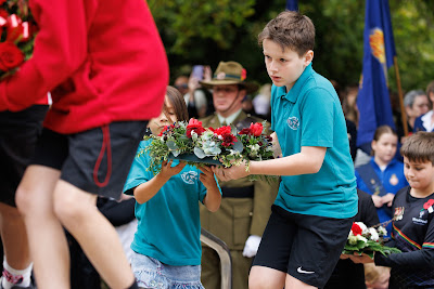 Photo from the Anzac Day 2024 Civic Service held at Memorial Park in Hamilton, Waikato, New Zealand on Thursday, 25 April, 2024. Photography by Mike Walen / KeyImagery Photography. Copyright: © Hamilton City Council.